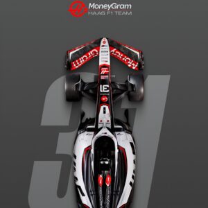 Black & White F1 Car