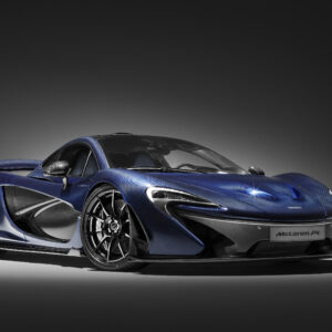 Blue Mc-Laren Car