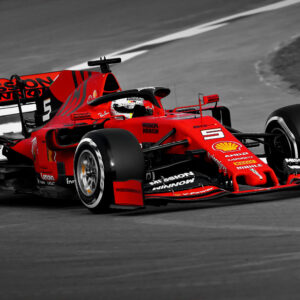 Red F1 Racing Car