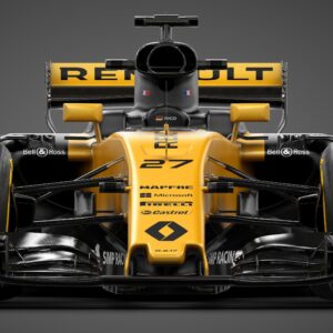 Yellow F1 Racing Car