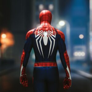 Spiderman Back View Poster
