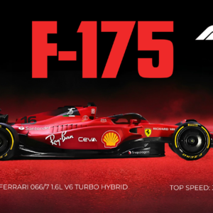 F1-75 Car Red