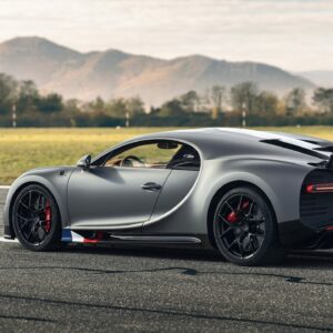 Black Bugatti back view