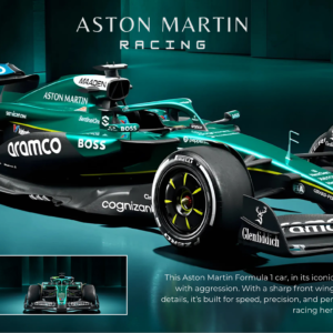 F1 Green Car Racer Aston Martin