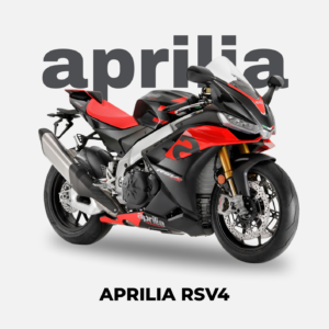 Red APRILIA RSV4 Bike
