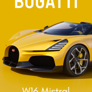 Bugatti W16 Mistral Yellow