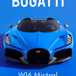 Bugatti W16 Mistral Blue Front