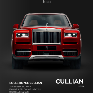 Red Rolls Royce Cullian