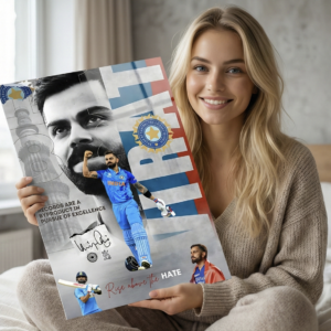 🏏 Virat Kohli – Rise Above the Hate | Premium 1mm Metal Poster