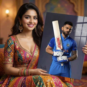 👑 Once a King, Always a King – Virat Kohli | Premium 1mm Metal Poster