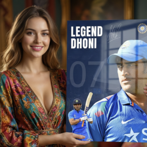🏏 “I Don’t Mind Repeating Everything” – MS Dhoni | Premium 1mm Metal Poster
