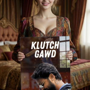 🔥👑 Klutch Gawd – Hardik Pandya | Premium 1mm Metal Poster