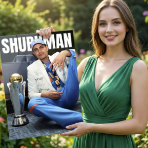 👑🔥 Shubman Gill – Champion Swagger | Premium 1mm Metal Poster