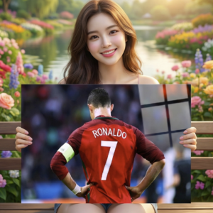 Cristiano Ronaldo — Portugal No.7 Metal Poster (1mm)