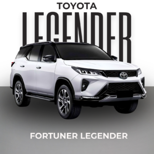 White Toyota Fortuner Legender