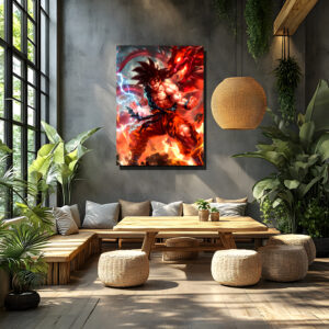 🔥 Dragon Ball: The Awakened Saiyan Metal Poster 🔥
