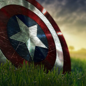 Captain America Shield Poster
